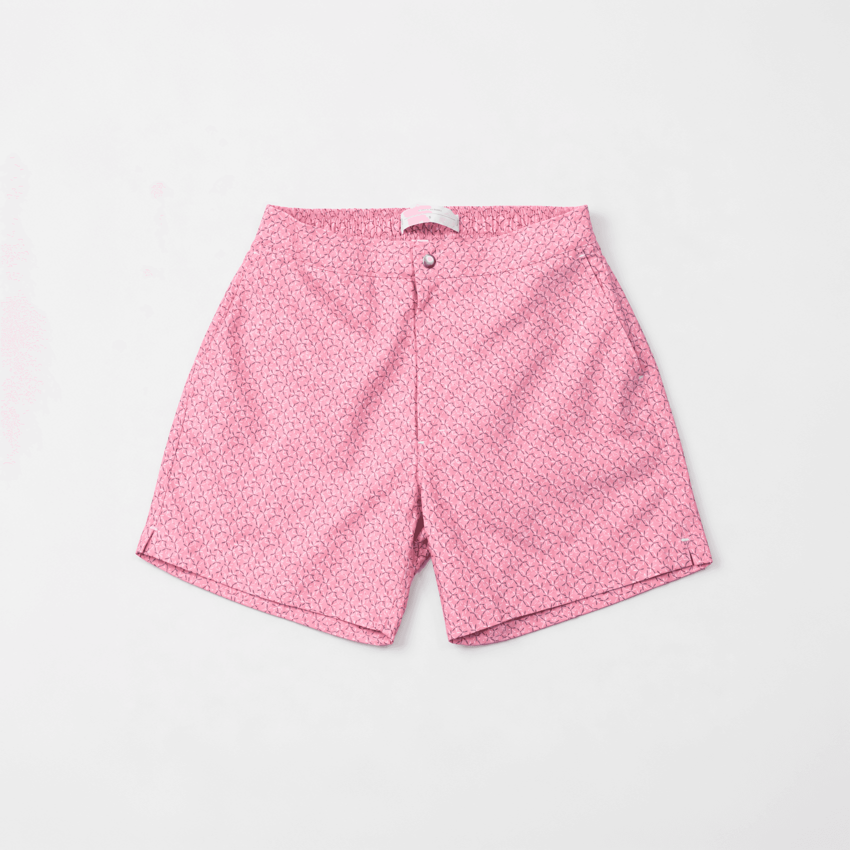 Pink patterned shorts